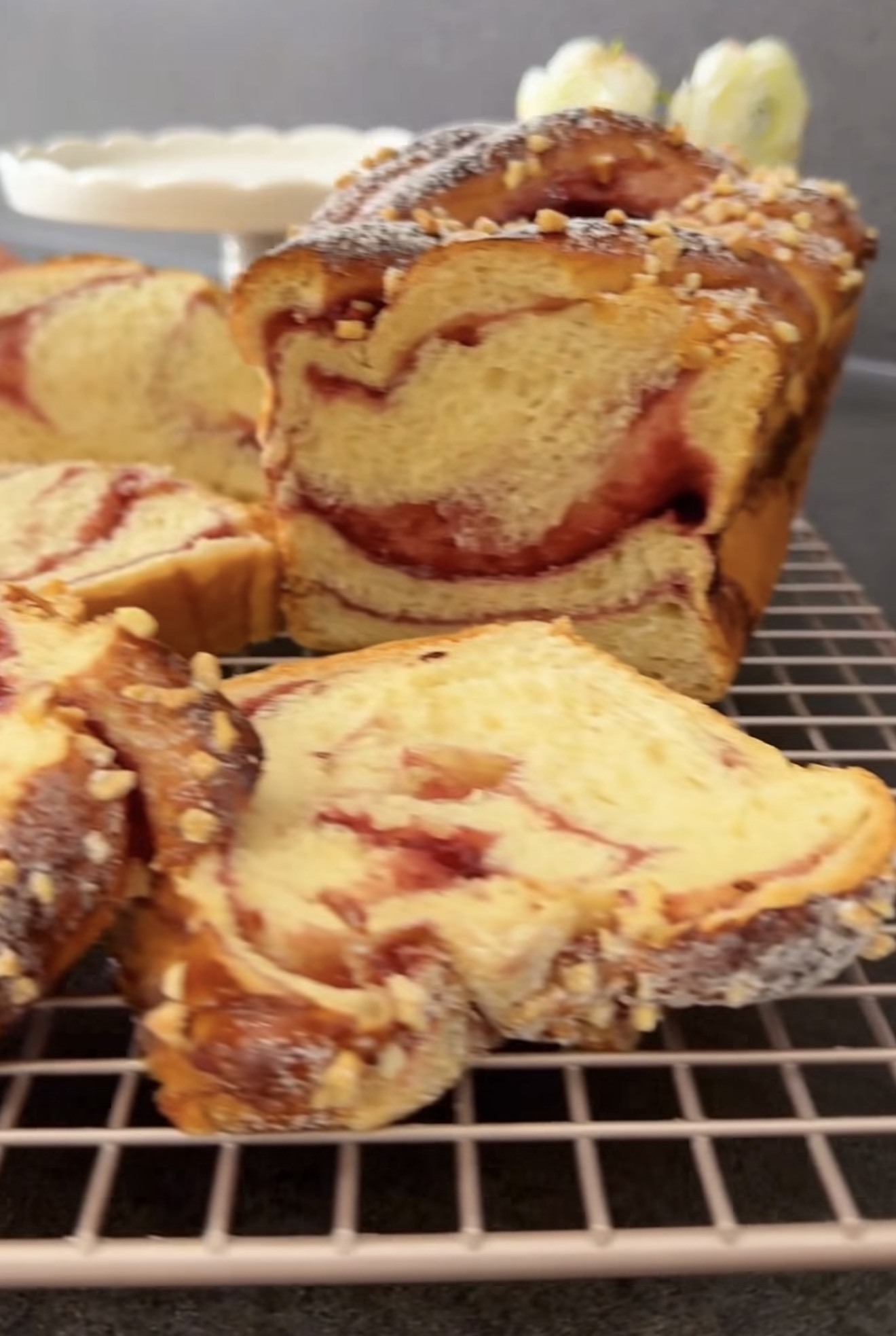 Frambuaz Dolgulu Brioche