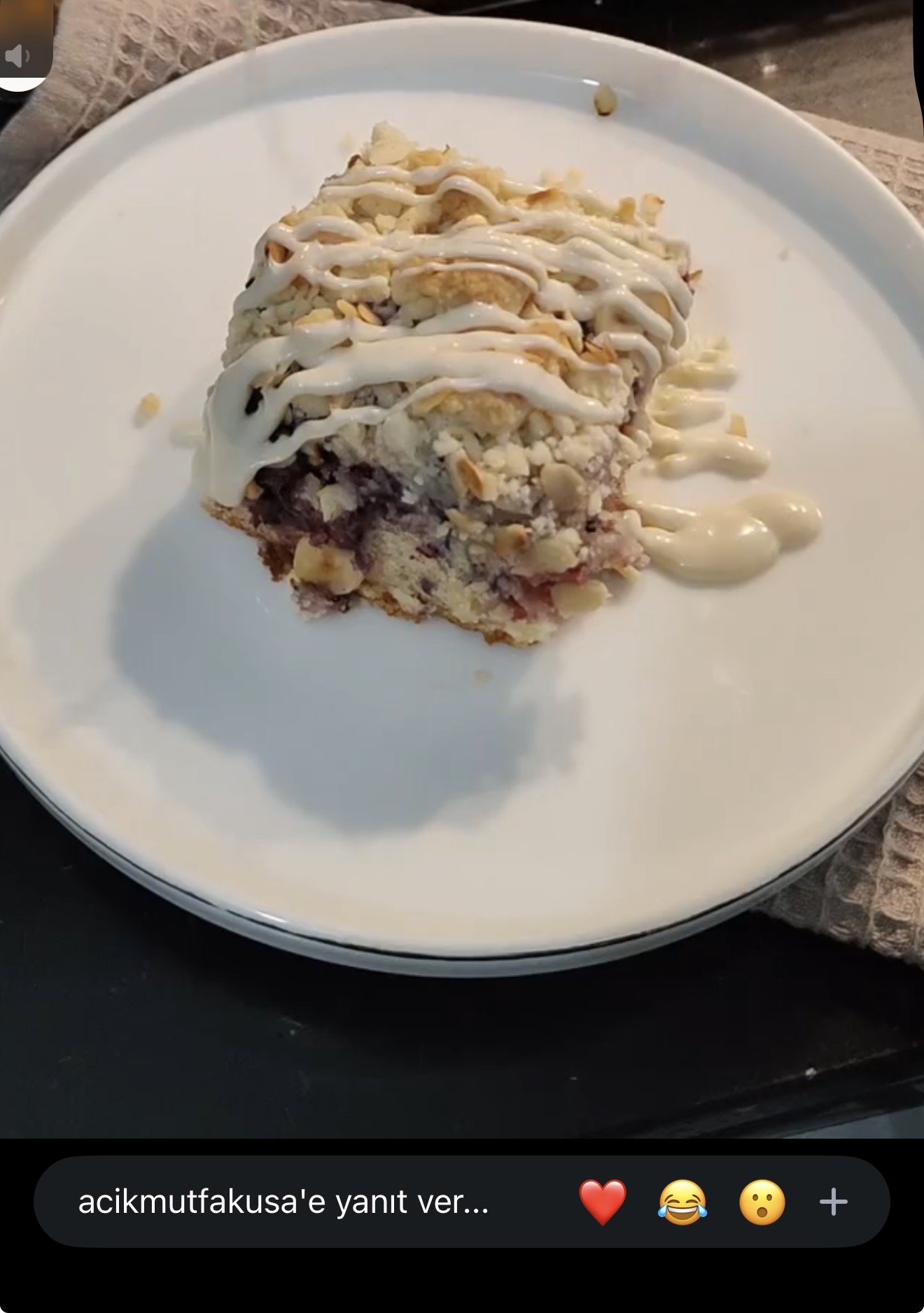 Orman Meyveli Crumble Kek